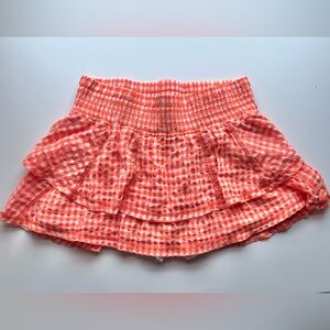 The Bubble Gingham ruffle Skirt